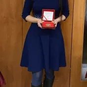 doc. Vašaničová s Cenou dekana za publikačnú činnosť v spoločenských vedách za rok 2025 (v roku 2025)