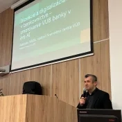 Prednáška "Inovácie a digitalizácia v bankovníctve - smerovanie VÚB banky v ére AI"