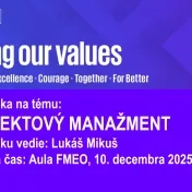 Prednáška spoločnosti KPMG na tému "Projektový manažment"
