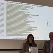 Mgr. Melnyk počas kurzu Základy analýzy dát v R s podporou umelej inteligencie (v roku 2025)