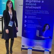 doc. Vašaničová počas konferencie Digitálna budúcnosť (v roku 2026)
