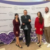doc. Vašaničová, doc. Jenčová, Dr. Korečko a dr Stanisław Hady-Głowiak z Universytet Ekonomiczny w Katowicach (Poľsko) (v roku 2026)