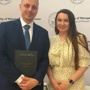 doc. Jenčová počas štátnych skúšok v akademickom roku 2025/2026 (v roku 2026)