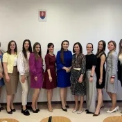 doc. Jenčová, doc. Vašaničová, Dr. Miškufová a Mgr. Melnyk počas štátnych skúšok v akademickom roku 2025/2026 (v roku 2026)