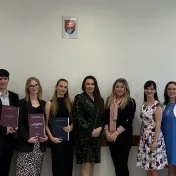 doc. Jenčová a doc. Vašaničová počas štátnych skúšok v akademickom roku 2025/2026 (v roku 2026)