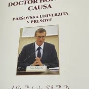 prof. Peter Dubovský, Th.D., SJ počas udelenia titulu DOCTOR HONORIS CAUSA (v roku 2026)
