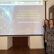 Dr. Miškufová a Dr. Košíková počas workshopu v rámci projektu KEGA 014/PU-4/2024 (v roku 2026)