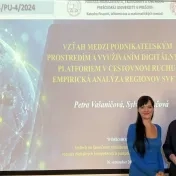 doc. Jenčová a doc. Vašaničová počas workshopu v rámci projektu KEGA 014/PU-4/2024 (v roku 2026)
