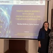 doc. Jenčová a Dr. Košíková počas workshopu v rámci projektu KEGA 014/PU-4/2024 (v roku 2026)