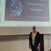 doc. Šofránková počas konferencie 48th RSEP 2026 v Ríme (v roku 2026)