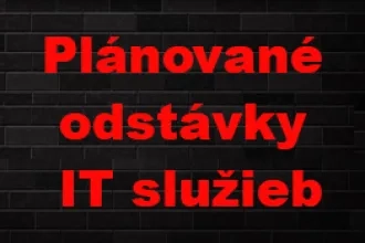 Plánované  odstávky  IT služieb