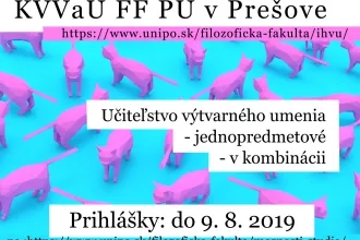 2. kolo prijímačiek KVVaU