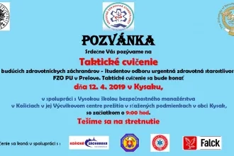 Taktické cvičenie v Kysaku