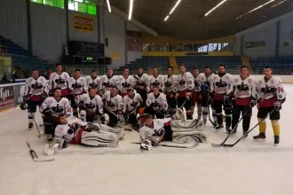 Hokejový tím „Warriors“ Prešovskej univerzity v Prešove na hokejovom turnaji univerzít SR 2015