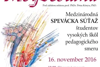 Medzinárodná spevácka súťaž Moyzesiana 2016
