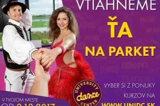 Tanečné kurzy University Dance Center v zimnom semestri