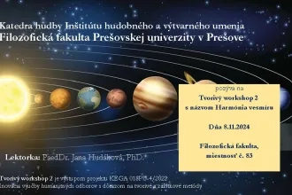 Tvorivý workshop 2: V harmónii vesmíru (hudobné dielne)