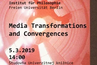 Estetické fórum: Media Transformations and Convergences (dr. Tufan Acil)