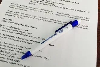 Workshop - Slovensko-ukrajinská Schengenská hranica a jej dopad na prihraničné regióny a ľudí, ktorí žijú v týchto regiónoch