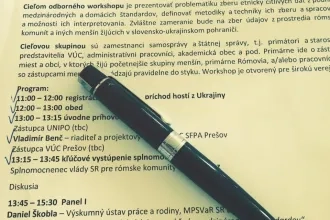 Workshop - Etnicky citlivé dáta - ich získavanie, využívanie a interpretácia