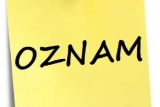 Oznam o nerealizovaní výučby predmetu