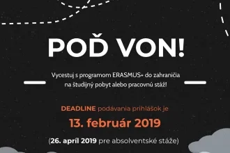 Stáže v rámci programu Erasmus+