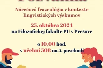 Nárečová frazeológia v kontexte lingvistických výskumov - pozvanie na seminár