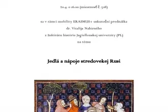 Pozvanie na prednášky dr. Vitalija Nahirného