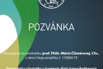Prednáška Perspektívy slavistiky v kontexte diela Ivana Paňkevyča