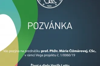 Prednáška Život a dielo Vasiľa Lattu