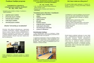 Ponuka štúdia na ak. r. 2020/21 POZOR! Prihlášky do 31.5.2020 !!!