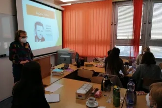 Prednáška o živote a diele ukrajinského dialektológa V. Lattu