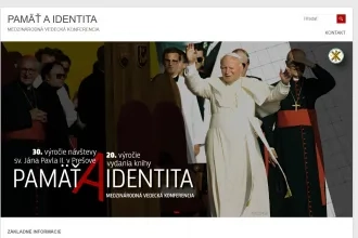 Medzinárodná vedecká konferencia PAMÄŤ A IDENTITA, 11.-12.6.2025, GTF