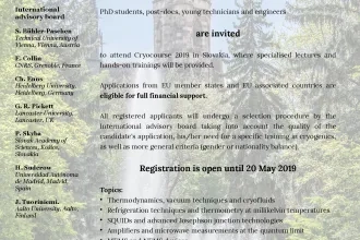 Cryocourse 2019 na Slovensku!