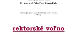 Rektorské voľno