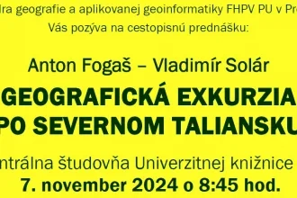 Geografická exkurzia po severnom Taliansku