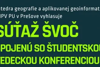 Študentská vedecká a odborná činnosť 2023