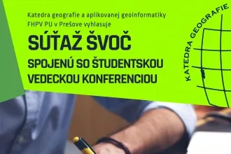 Konferencia ŠVOČ KGAG - 20.5.2021