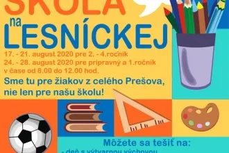 Letná škola - leták