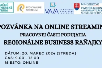 Regionálne business raňajky