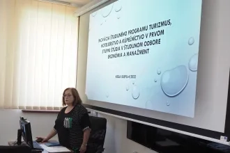Workshop projektu KEGA 005PU-4/2022 „Inovácia študijného programu Turizmus, hotelierstvo a kúpeľníctvo v prvom stupni štúdia v študijnom programe Ekonómia a manažment“