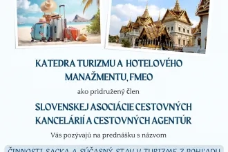 Činnosť SACKA a súčasný stav v turizme z pohľadu cestovných kancelárií a cestovných agentúr
