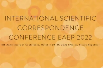 INTERNATIONAL SCIENTIFIC CORRESPONDENCE CONFERENCE EAEP 2022