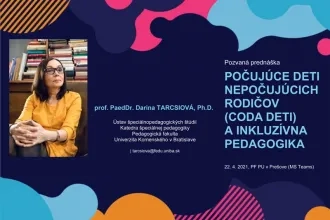 Počujúce deti nepočujúcich rodičov (CODA Deti) a inkluzívna pedagogika
