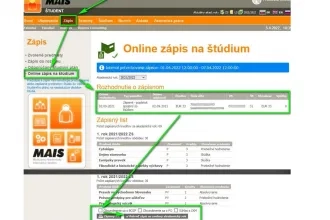 Online administratívny zápis študentov