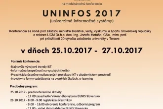 Konferencia UNINFOS 2017
