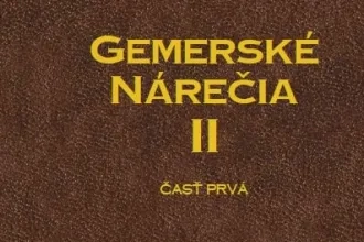 Gemerské nárečia ІІ Časť prvá