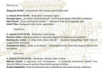 Gintli Tibor előadása a Magyar Irodalomtörténeti Társaság konferenciáján