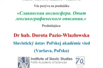 Prednáška Dr hab. Doroty Pazio-Wlazłowskej