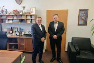 stretnutie p. rektora s rektorom Uniwersytetu Papieskiego Jana Pawła II